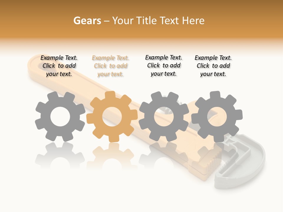 Repair Workshop Tool PowerPoint Template