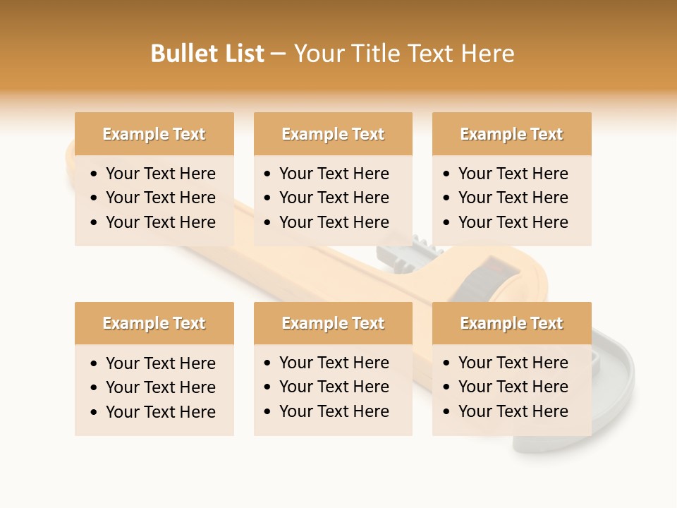 Repair Workshop Tool PowerPoint Template