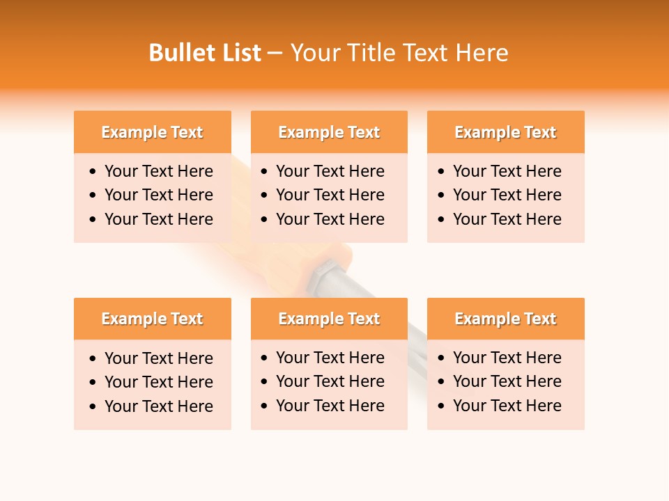 Object Repair Fix PowerPoint Template