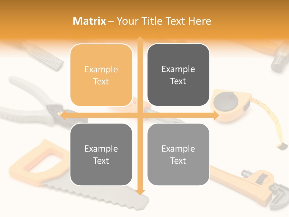 White Fix Model PowerPoint Template