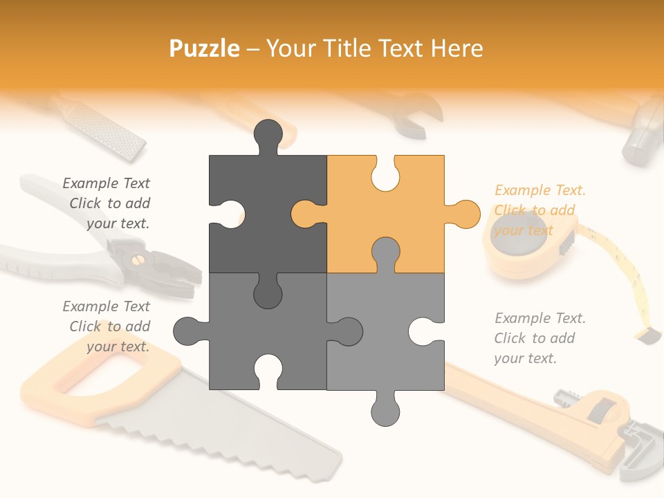 White Fix Model PowerPoint Template
