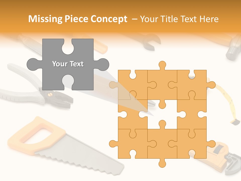 White Fix Model PowerPoint Template