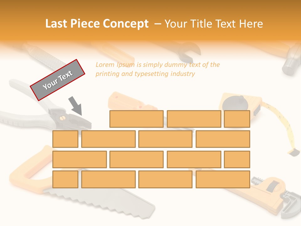 White Fix Model PowerPoint Template