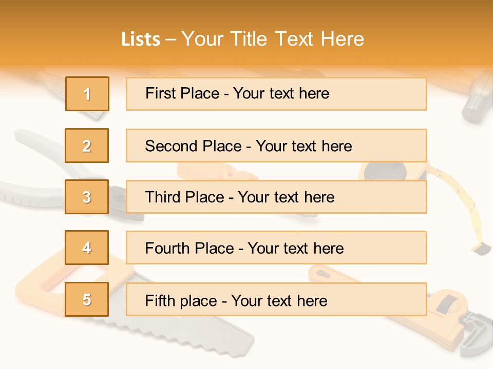 White Fix Model PowerPoint Template