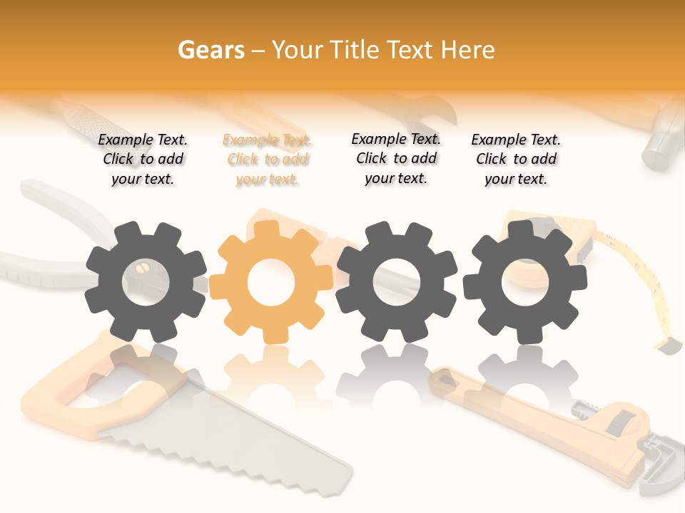 White Fix Model PowerPoint Template