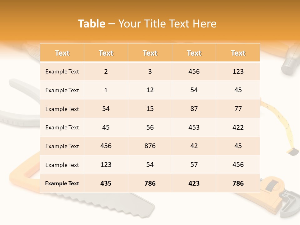 White Fix Model PowerPoint Template