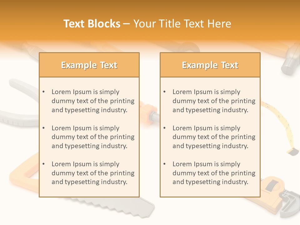 White Fix Model PowerPoint Template