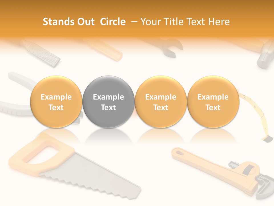 White Fix Model PowerPoint Template