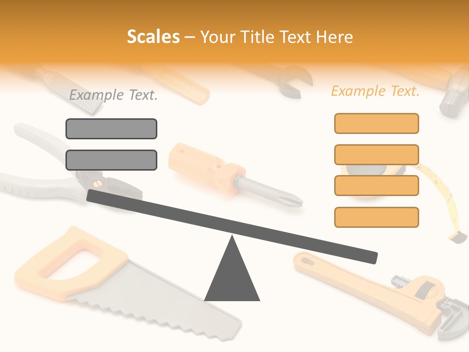 White Fix Model PowerPoint Template
