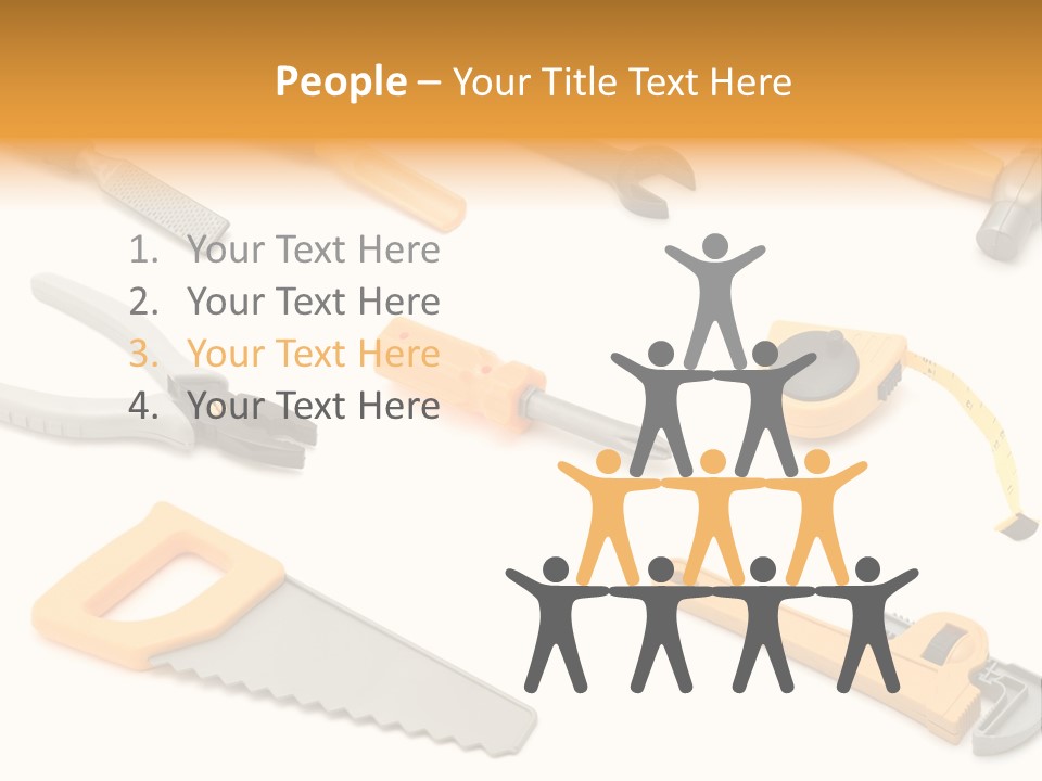 White Fix Model PowerPoint Template