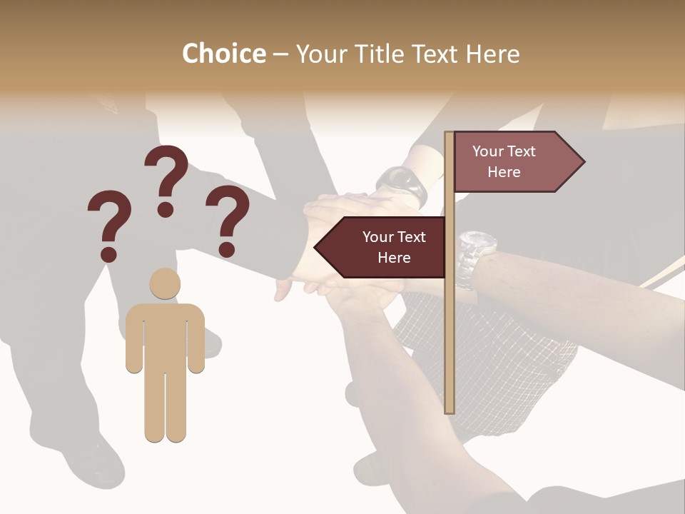 Choosing Masculin Girl PowerPoint Template