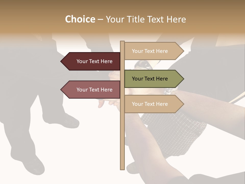 Choosing Masculin Girl PowerPoint Template