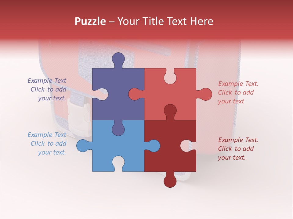 Preschool Girl Red PowerPoint Template