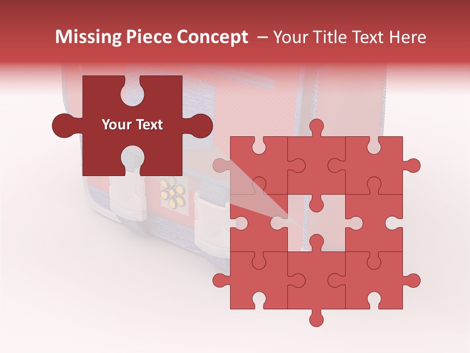 Preschool Girl Red PowerPoint Template