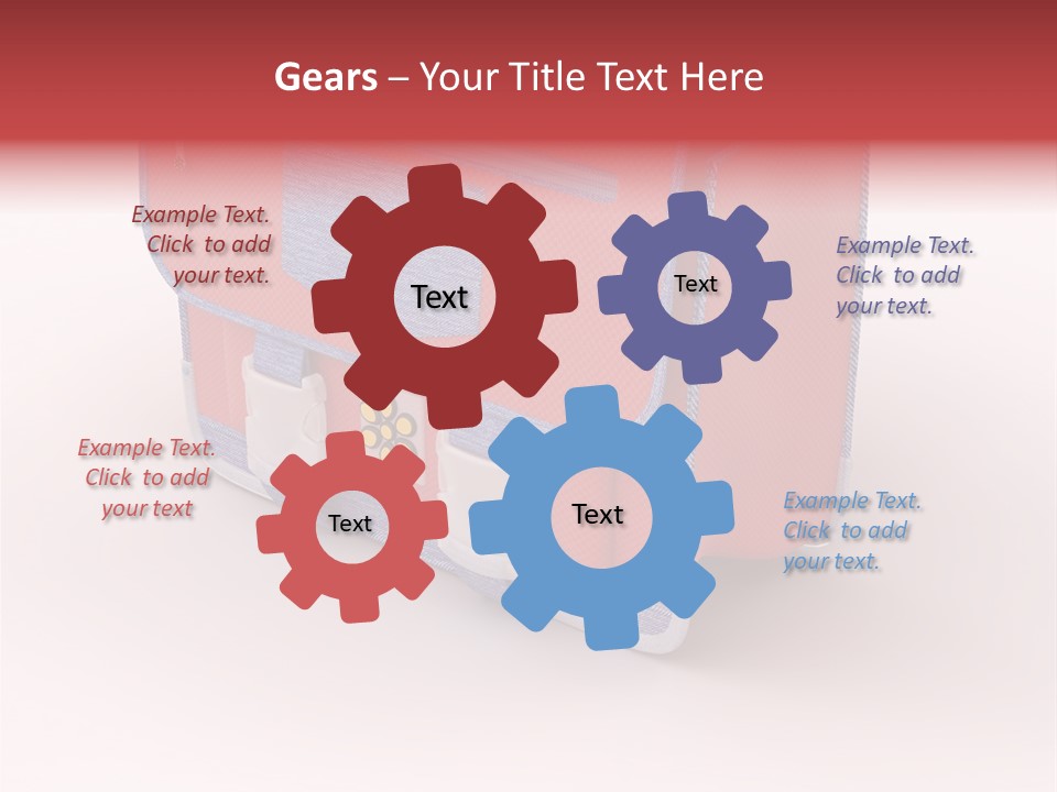 Preschool Girl Red PowerPoint Template