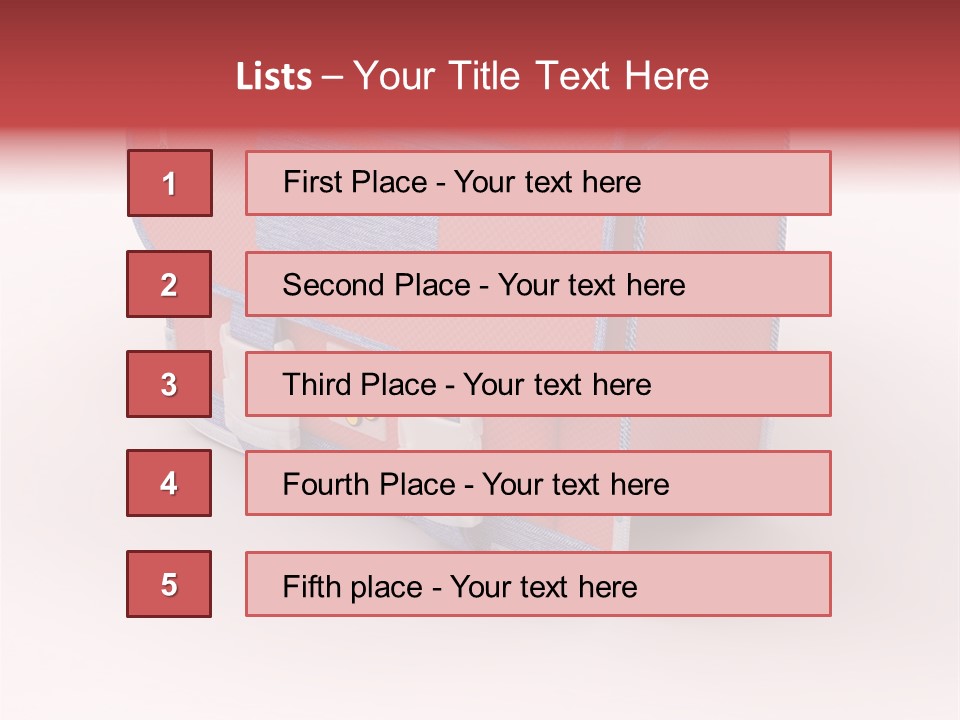 Preschool Girl Red PowerPoint Template