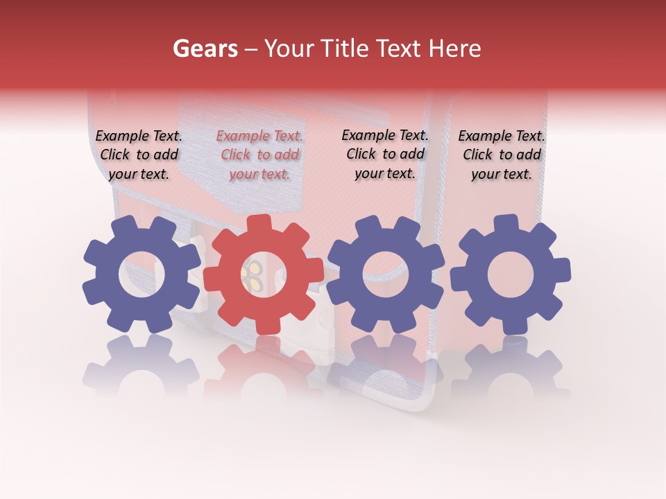 Preschool Girl Red PowerPoint Template