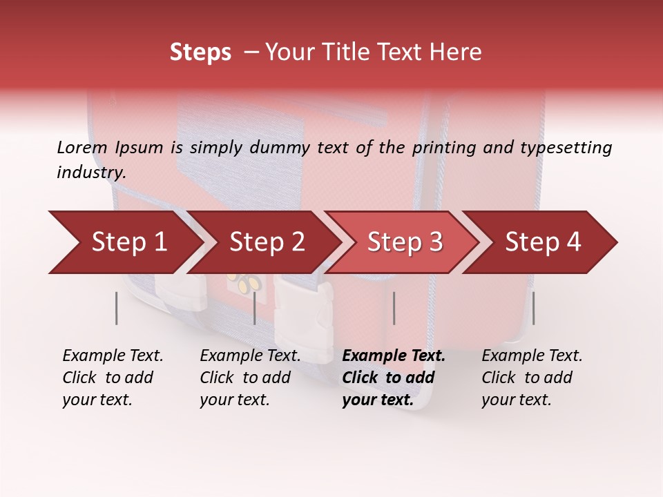 Preschool Girl Red PowerPoint Template