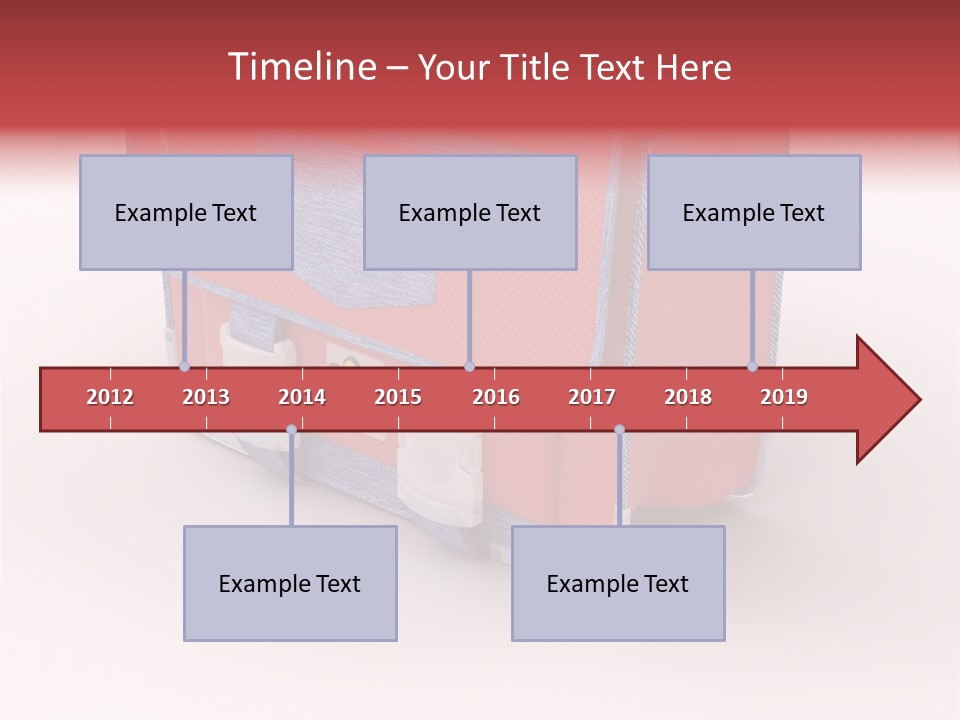 Preschool Girl Red PowerPoint Template