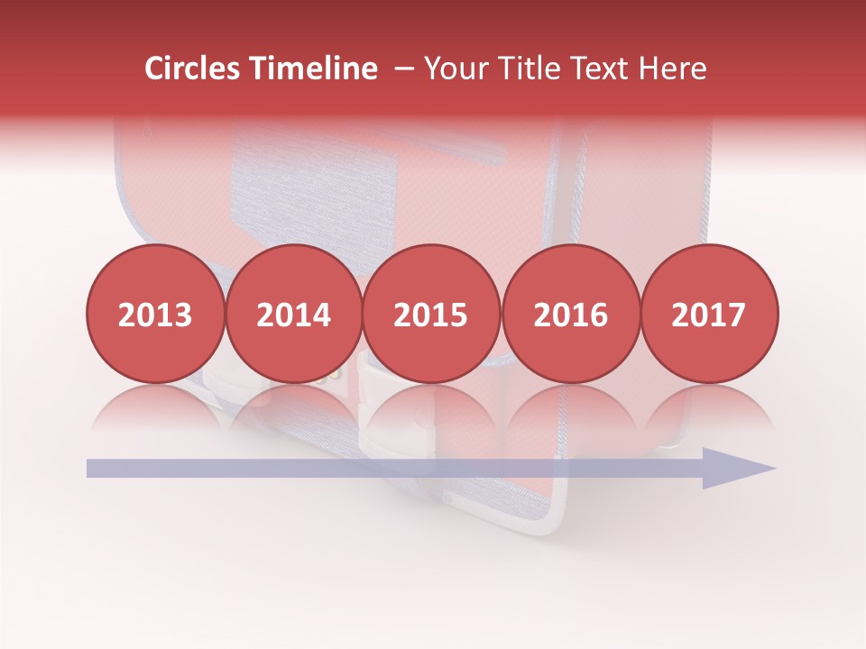 Preschool Girl Red PowerPoint Template