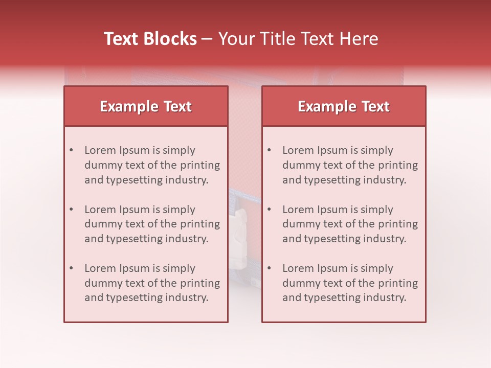 Preschool Girl Red PowerPoint Template