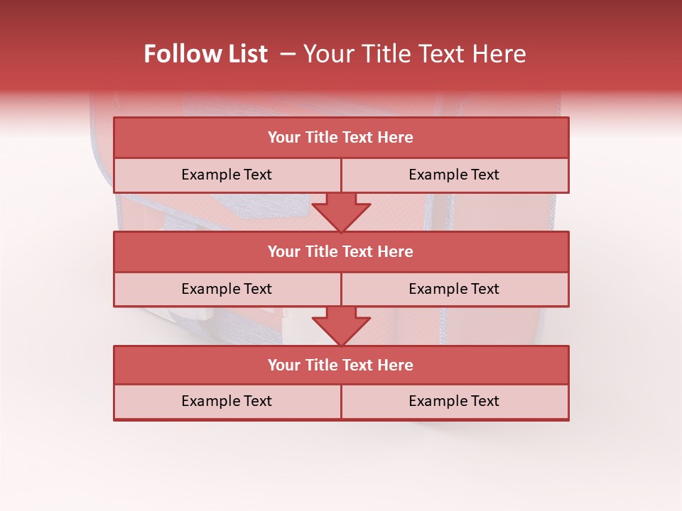 Preschool Girl Red PowerPoint Template