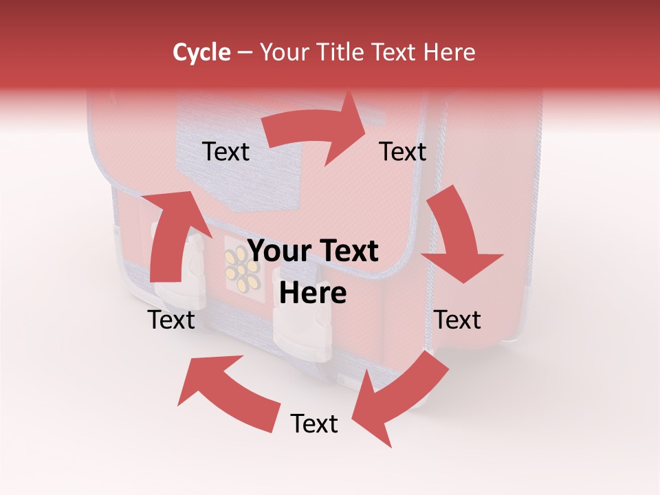 Preschool Girl Red PowerPoint Template