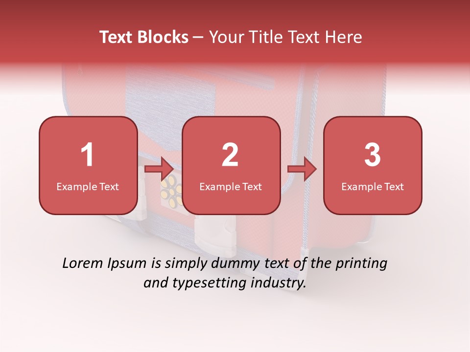 Preschool Girl Red PowerPoint Template