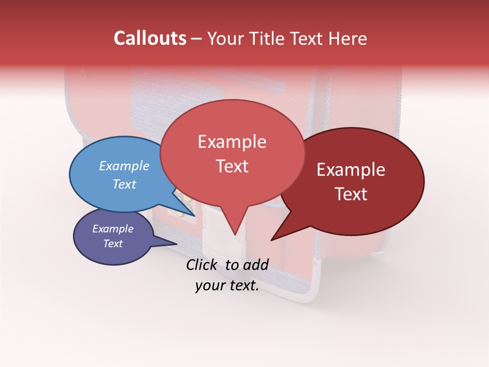 Preschool Girl Red PowerPoint Template