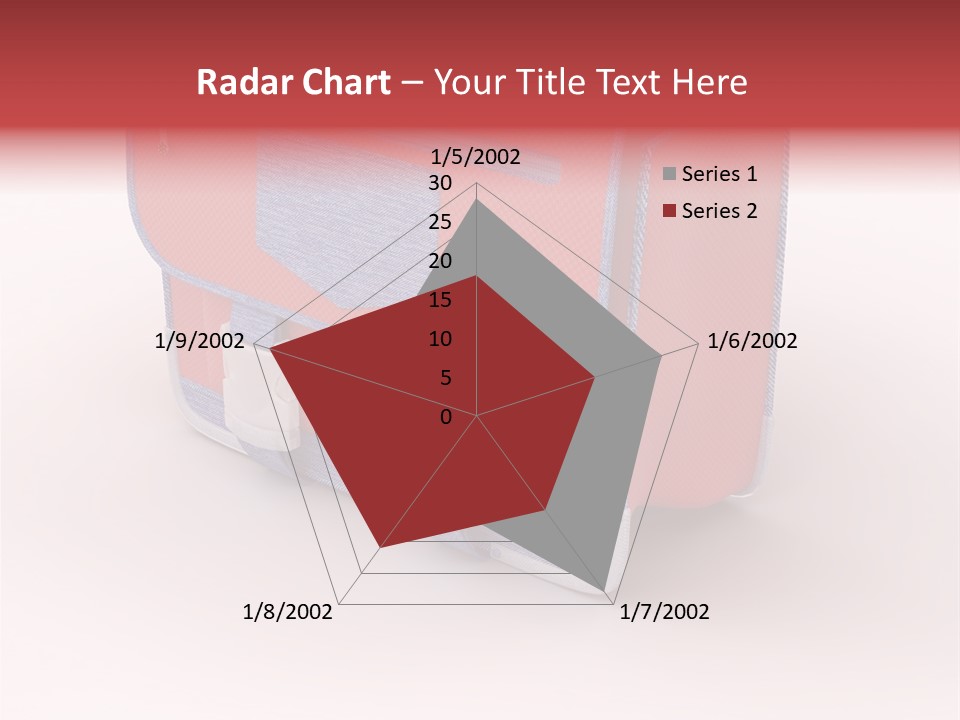 Preschool Girl Red PowerPoint Template