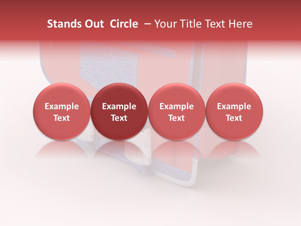 Preschool Girl Red PowerPoint Template