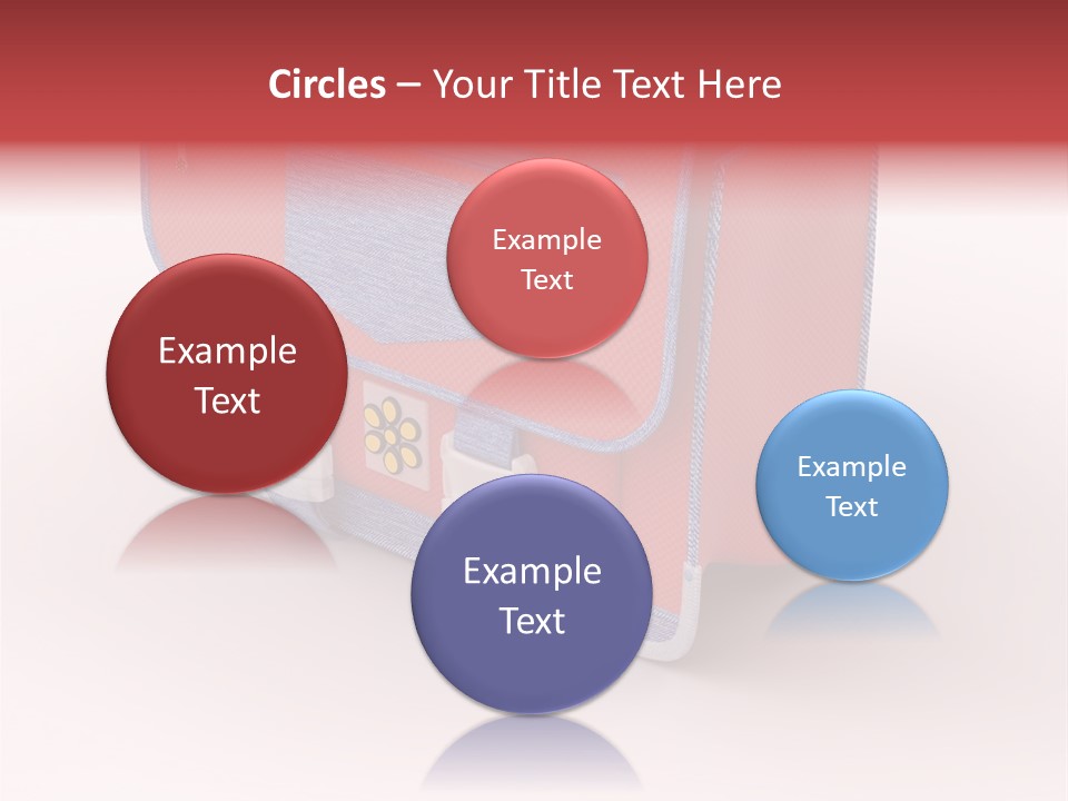 Preschool Girl Red PowerPoint Template