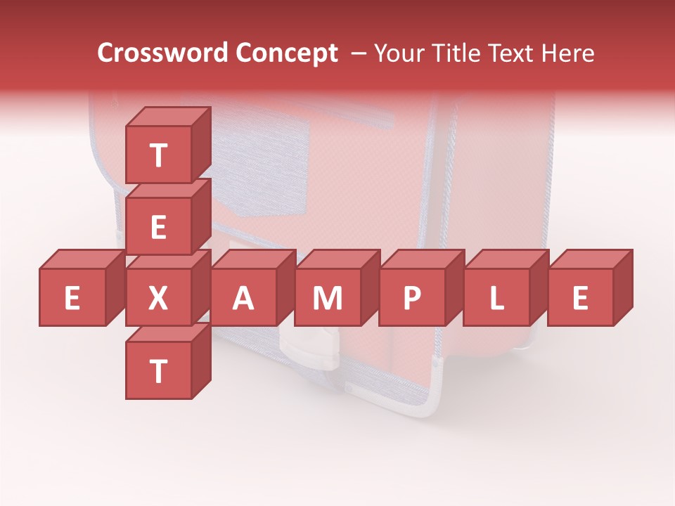 Preschool Girl Red PowerPoint Template