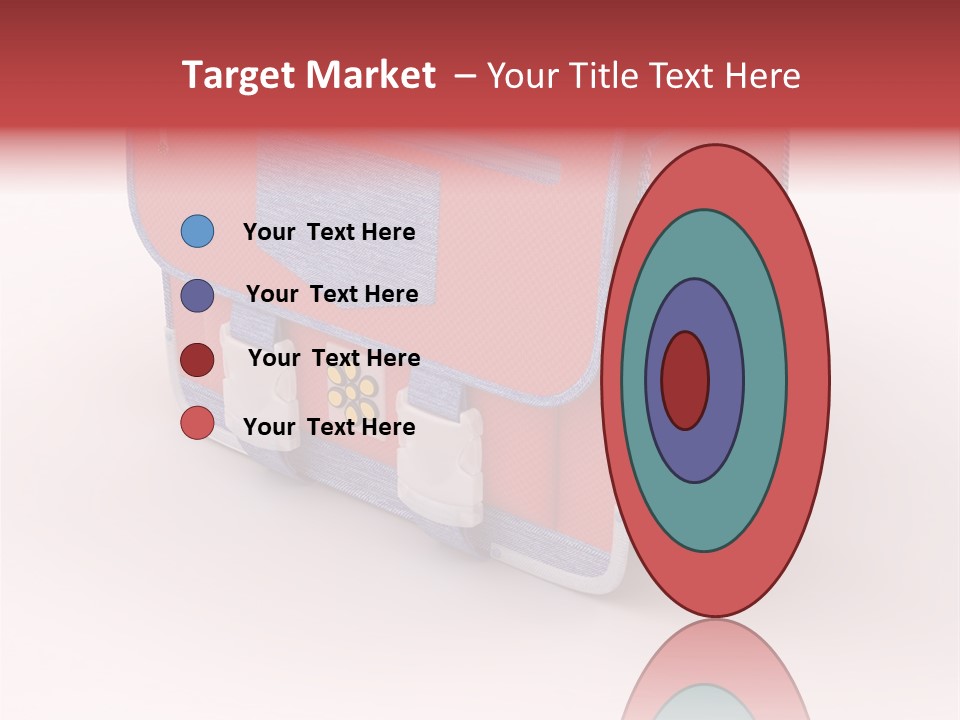 Preschool Girl Red PowerPoint Template