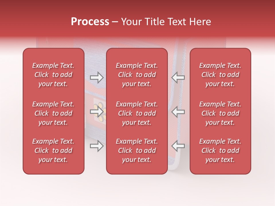 Preschool Girl Red PowerPoint Template