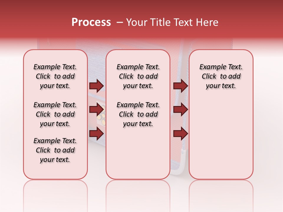 Preschool Girl Red PowerPoint Template