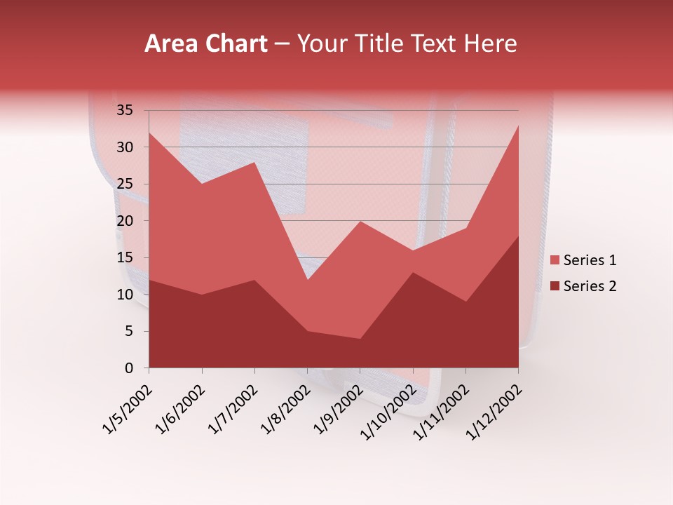 Preschool Girl Red PowerPoint Template