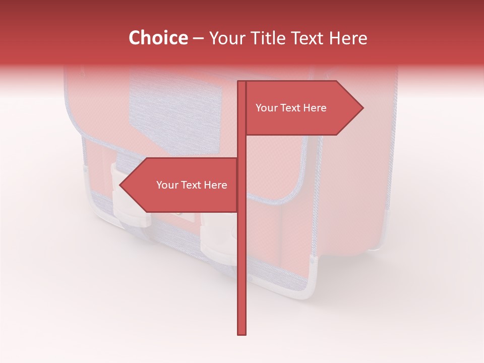 Preschool Girl Red PowerPoint Template