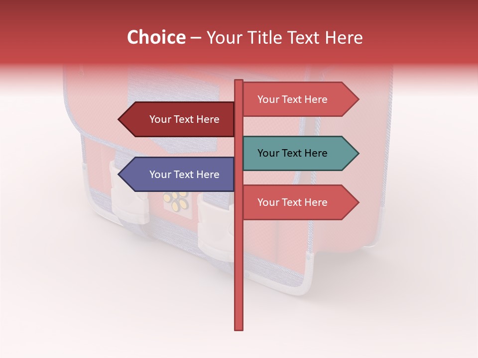 Preschool Girl Red PowerPoint Template