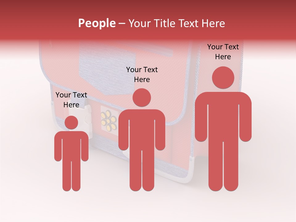 Preschool Girl Red PowerPoint Template