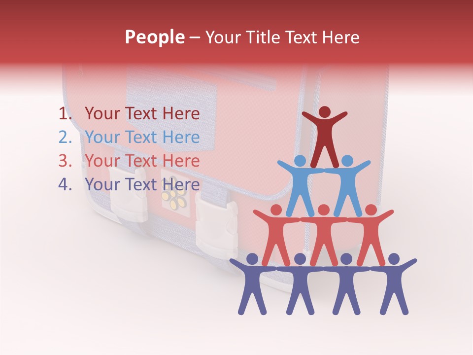 Preschool Girl Red PowerPoint Template