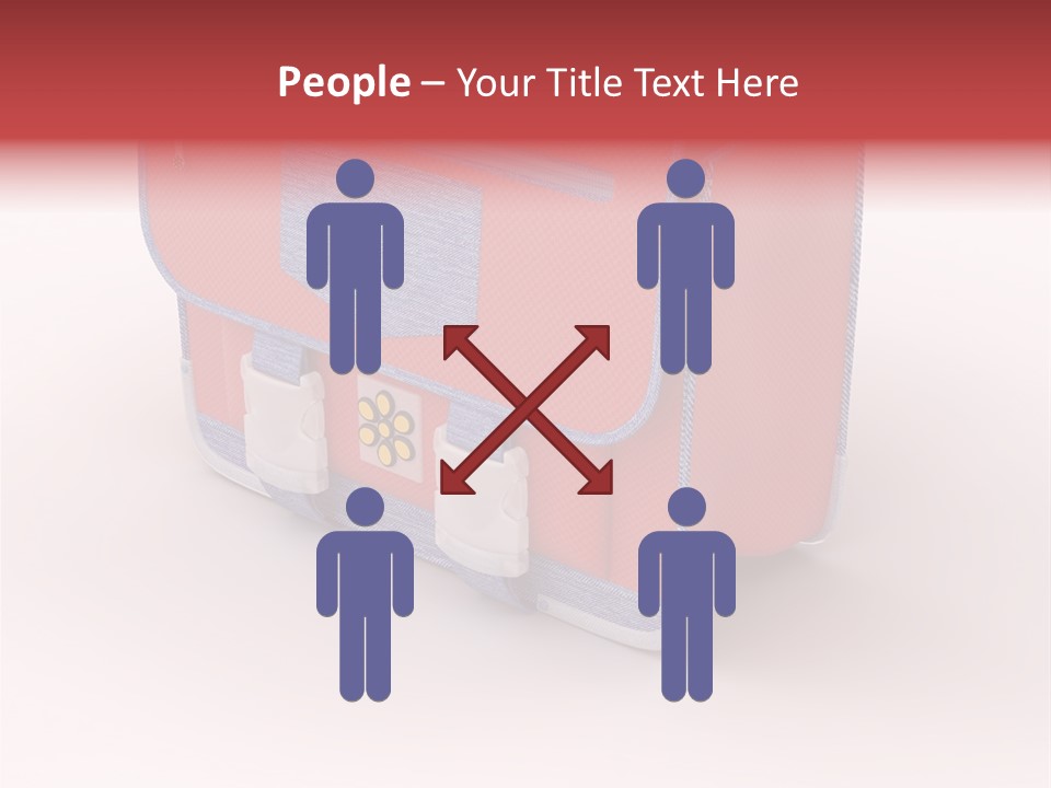 Preschool Girl Red PowerPoint Template