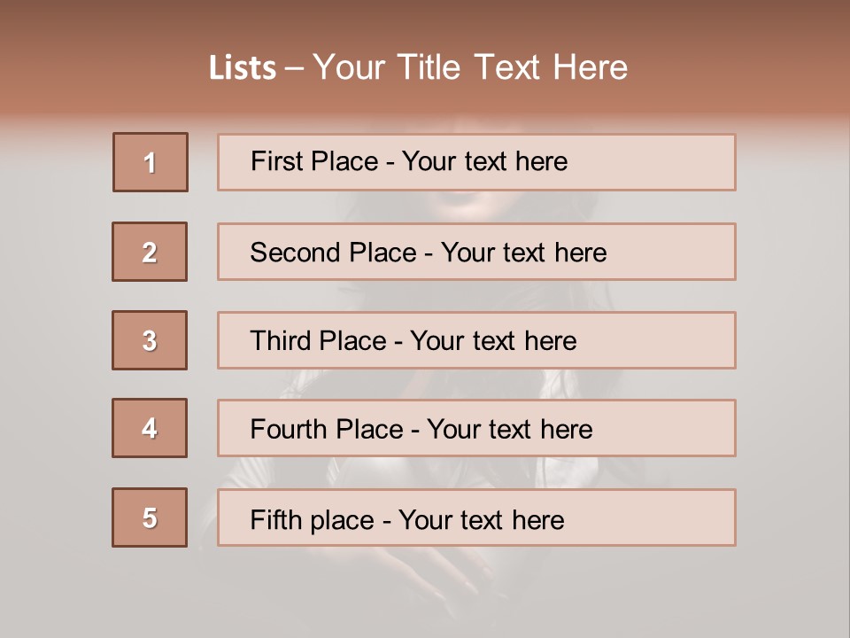 Italian Beauty Woman PowerPoint Template