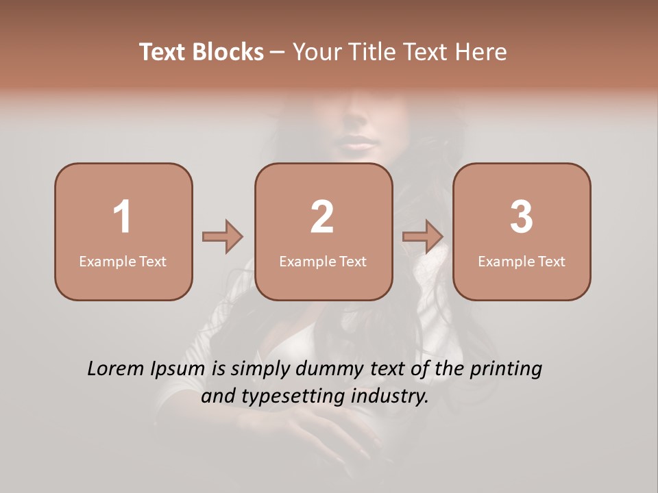 Italian Beauty Woman PowerPoint Template