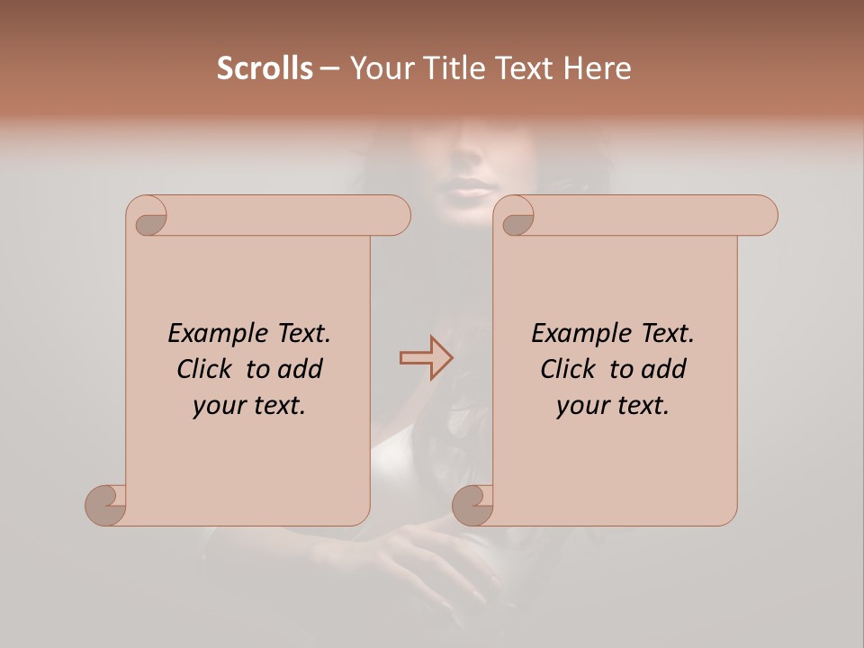 Italian Beauty Woman PowerPoint Template