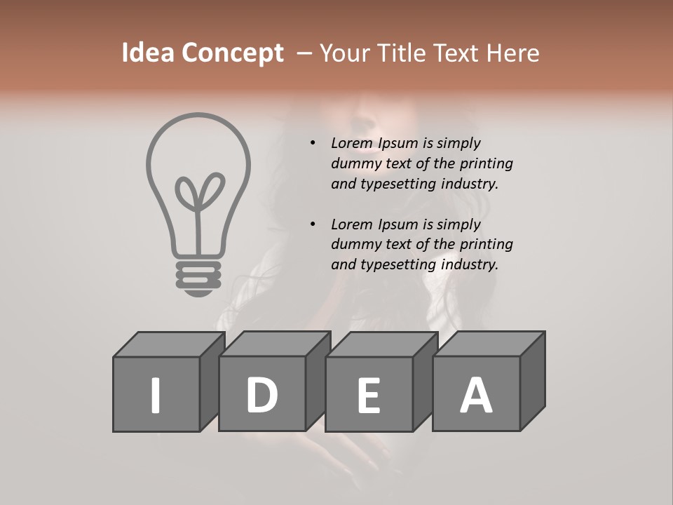 Italian Beauty Woman PowerPoint Template