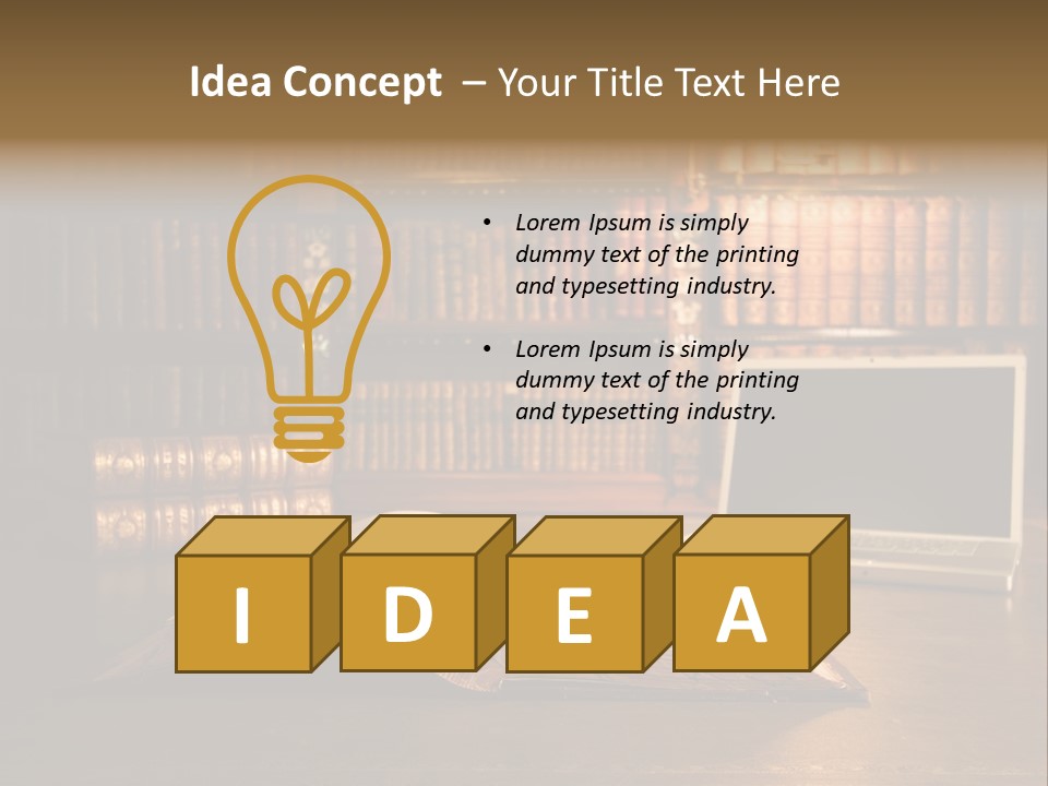 Research Concept Idea PowerPoint Template