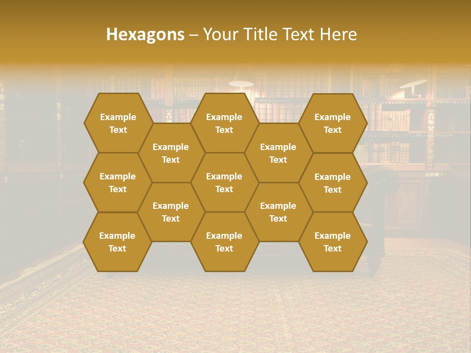 Room Vintage Cabinet PowerPoint Template