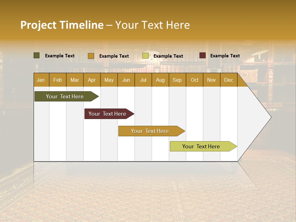 Room Vintage Cabinet PowerPoint Template