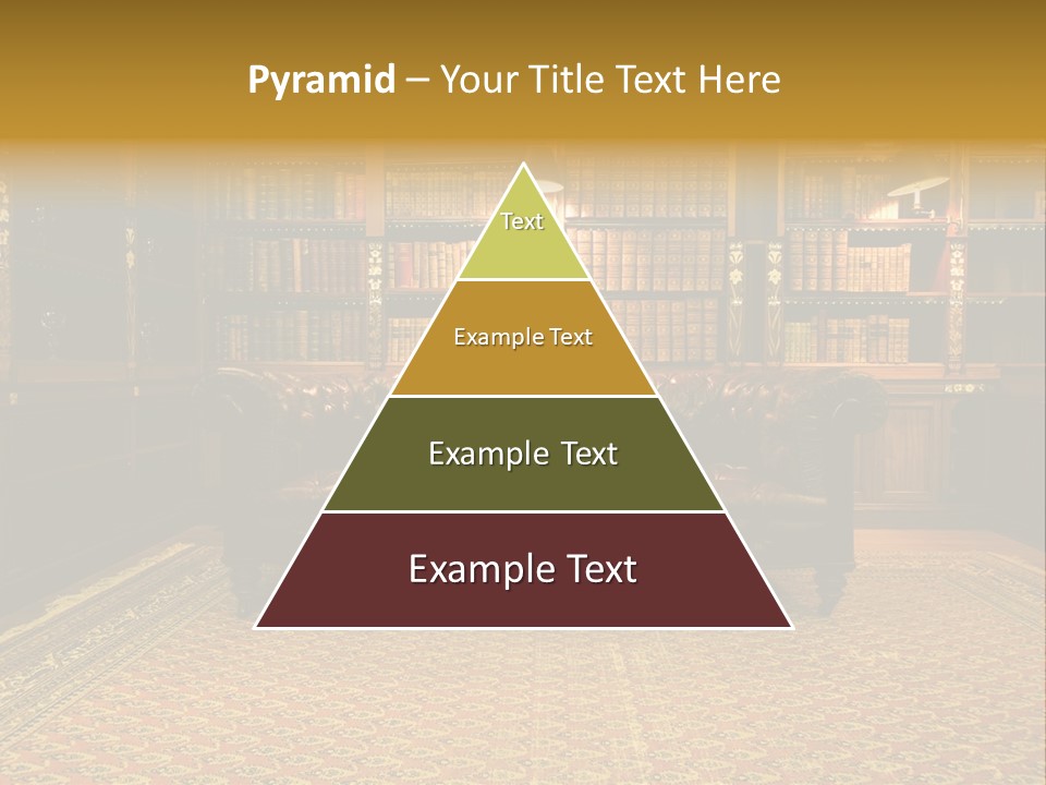 Room Vintage Cabinet PowerPoint Template